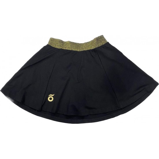 SAIA SHORTS COMPANIÕN CLASSIC - PRETO/DOURADO